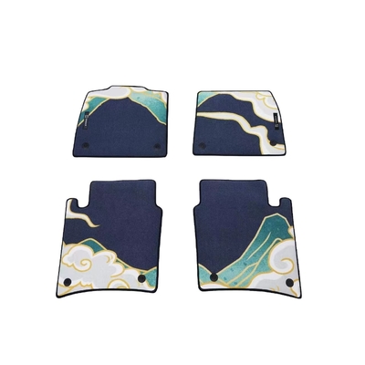 2021- Zeekr001 Paisagem Foot Mat Tapete Superfície Automóvel com Leopard Design Style