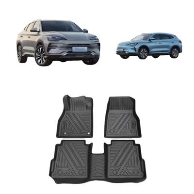 Desenho Desportivo Estilo Completo Mate de Chão de Carro para BYD Yuan mais EV Han DMI Dolphin Tang EV Seal Song mais Qin