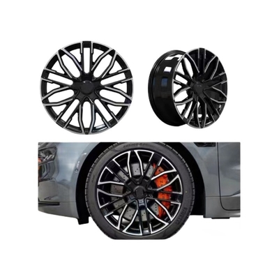 Tamanho padrão ZEEKR 001 009 Roda 19&quot; 20&quot; 21&quot; 22&quot; Uma cobertura Peças de automóveis forjadas pretas