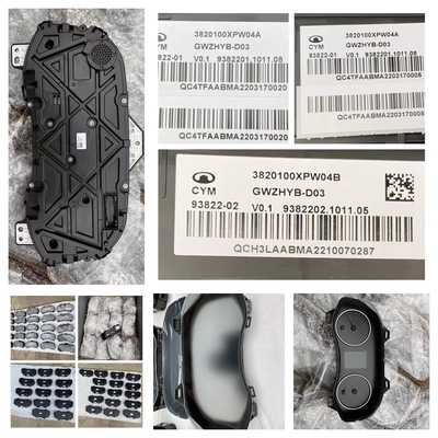OEM 3820101XPW13A Montagem do conjunto de instrumentos de carro para a edição off-road da Great Wall Gun