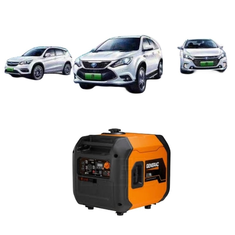 4/5/6KW gerador de gasolina de alta potência silencioso e conversão de frequência com arranque remoto