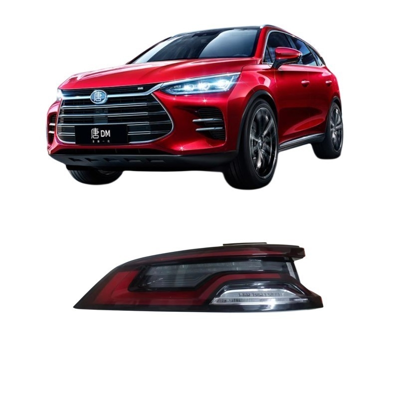 Luz traseira LED traseira do carro passando pela luz traseira do meio para BYD TANG EV DMI
