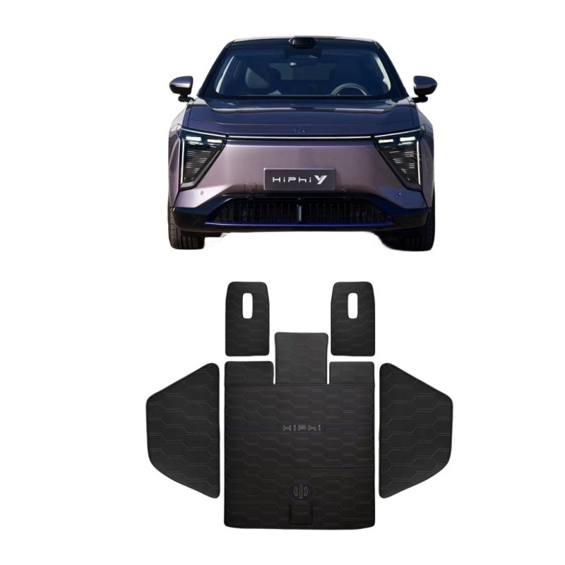 Número de tapetes 4pcs TPE Waterproof Trunk Mat para HiPhi Y HiPhi Z HiPhi X Acessórios para automóveis