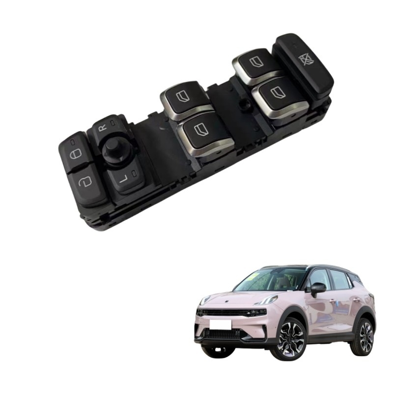 Lynk Co 2017- Controlador de elevador de vidro Ajuste do botão da porta dianteira e traseira para Geely 01-09