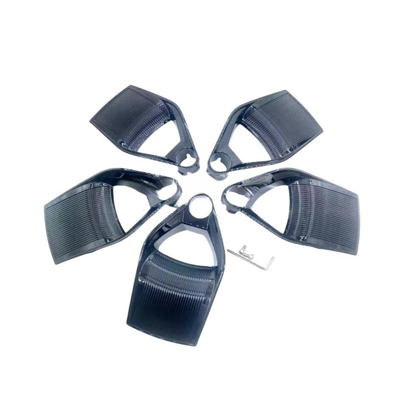 Byd Han 19 polegadas DMI Hubcap Placa decorativa Alumínio liga de aço Anel de roda de cobertura preto