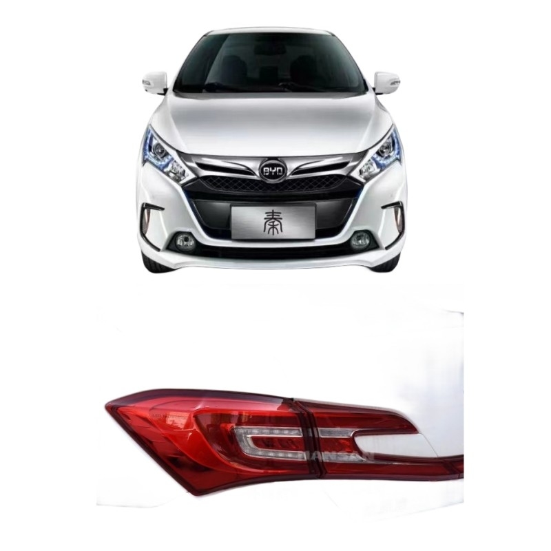 Peças para automóveis BYD Qin Montagem de faróis traseiros 17-18 Lâmpadas de sombra de travão Lâmpadas traseiras Original