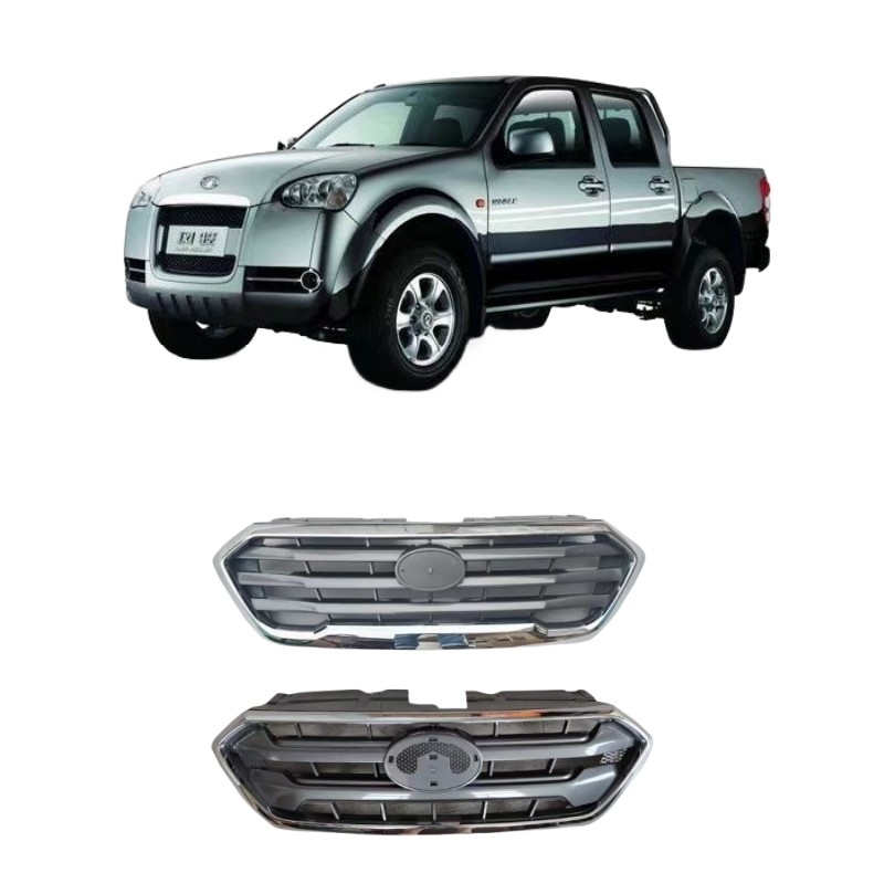 2019 - Grelha frontal original para pick-up da Grande Muralha Wingle 7 Rede de arrefecimento de montagem